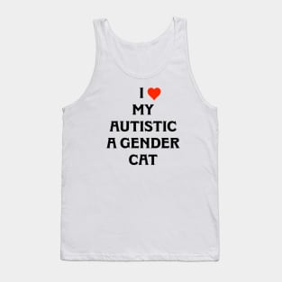 AUTISTIC A GENDER CAT Tank Top